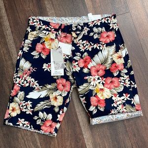 Denim & Flower Shorts Navy Floral Print
